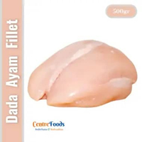 Fillet Dada Ayam Segar - Dada Ayam Fillet Tanpa Tulang dan Kulit Fresh | 500gr [ Harga Per 0,5 Kg ]