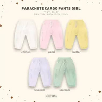 BOHOPANNA - PARACHUTE CARGO PANTS GIRL - Celana Cargo Anak Perempuan 1Y BUTTER