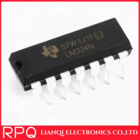 5/pcs LM324N PDIP-14 General Purpose Amplifier 4 Circuit Precision operational amplifier four channel dual/single power supply