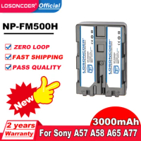 3000mAh NP-FM500H NP FM500H NPFM500H Camera Battery For Sony A57 A58 A65 A77 A99 A550 A560 A580 L50