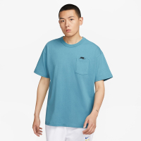 NIKE 上衣 男款 短袖上衣 運動 AS M NSW PREM ESSNTL SUST PKT 藍 DQ9296-440