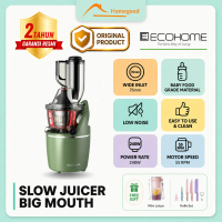 Slow Juicer ECOHOME Juicer Buah Blender Buah Watt Rendah 150 watt