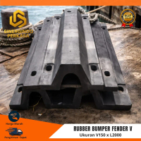 Rubber Fender Type V Dermaga Pelabuhan Kapal Ukuran V150 X L2000