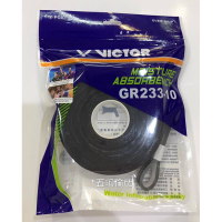 五羽倫比 VICTOR 握把布 GR233-10入 羽球握把布 GR233 10入 C/黑色 超薄、吸濕度高 羽球配件