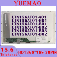 15.6 Inch HD 1366x768 Samsung Laptop LCD Screen LTN156AT01-A01 fit H01 B01 B02 B03 D02 LVDS 30Pin Display Matrix New Replacement