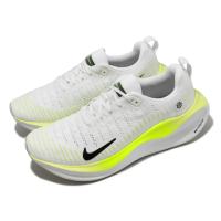 【NIKE 耐吉】慢跑鞋 ReactX Infinity Run 4 白 螢光黃 男鞋 緩震 針織鞋面 運動鞋(DR2665-101)