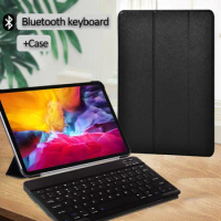 Anti-fall Tablet Case for Apple IPad Air 4 10.9" 2020/Pro 11" (2018/2020) Ultra-Slim Smart Folio Cover Case + Bluetooth Keyboard