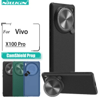 Nillkin for Vivo X100 Pro Case Camshield Prop Camera with Stand Magnetic Case for Vivo X100 Pro Lens Cover
