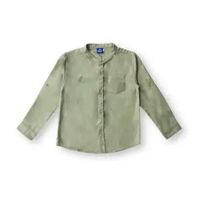 Kemeja Lengan Panjang Anak Laki Hijau/ Boys Shirt Long Sleeve Green/ That's Donald The Adventure 6-7