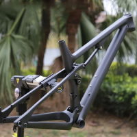 29 inch Carbon Fiber Frame MTB Full Suspension Mountain Bike Full shock Frameset Soft Tail Bicycle Frame