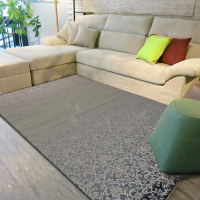 【Fuwaly】黎凡地毯-160x230cm(素色 花紋 大地毯 客廳 起居室)