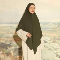 Lozy Hijab - Syifa Khimar Bandana Lozy x Syifa Kamila (Khiban Syari Bahan Voal dan Ceruty Baby doll)