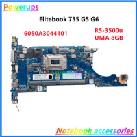 New Original Laptop/Notebook Motherboard For HP Elitebook 735 G5 735 G6 HSN-I16C R3-3300u R5-3500 R7-3700 UMA 8GB 6050A3044101