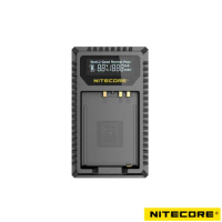 Nitecore FX1 雙槽LCD螢幕顯示USB充電器 For Fujifilm 富士 NP-W126 快充 相機座充 公司貨