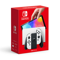 【AS電玩】限時特賣 Switch NS OLED款 白色主機 台灣公司貨 (保固一年)