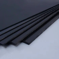 1Pcs Thickness 1mm/1.5mm/2mm/3mm White/Black ABS Plastic Board Model Sheet Material for DIY Model Part Accessories
