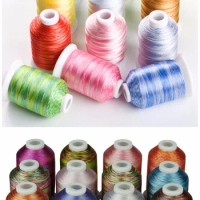 24 Multi-colors Machine Embroidery Thread for Janome Singer Brother Babylock Pfaff etc machine/hand sewing quilting overlocking
