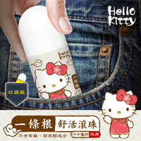 小禮堂 Hello Kitty x 一條根 舒活滾珠瓶 (少女日用品特輯) 4716814-958944
