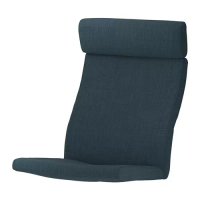 POÄNG 扶手椅椅墊, hillared 深藍色, 56x137 公分