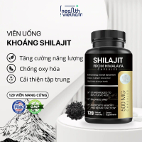 Viên uống khoáng shilajit hữu cơ tự nhiên iMATCHME Himalaya 400mg 120 viên nhân sâm hỗ trợ sức khỏe