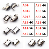 10PCS For Samsung Galaxy A04 A04s A04E A14 A33 A53 A23 A24 A34 A54 A42 4G 5G Dock Connector USB Charger Charging Board Port