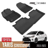 3D 卡固立體汽車踏墊 TOYOTA Yaris (Crossover) 2015~2023