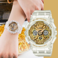 CASIO 卡西歐 G-SHOCK ITZY 留真配戴款 清透金屬感女錶手錶 送禮推薦 GMA-S120SG-7A