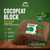Cocopeat Cocopit Block Serabut Kelapa 650Gram Media Tanam Hidroponik Siap Pakai Praktis