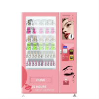 Top seller eye lashes vending machines with customization design cosmetic lashes wholesale combo vending machine for makeup