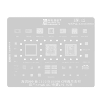 Amaoe HW12 BGA Reballing Stencil For Huawei Nova6 5G Honor V30 5G Kirin 990 Hi3690 Hi9500-V100 Hi6365 CPU RAM Power Audio IC Net