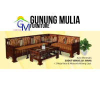 Kursi Sofa Tamu Sofa Minimalis Sudut Venus 221 (Kain)