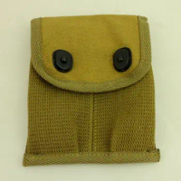 WW2 US Army M1911 Double Magazine Pouch Pocket Case Soldier Military War Reenactments 5605101