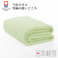 【日本桃雪】日本製原裝進口今治超長棉浴巾(萊姆綠 鈴木太太公司貨)