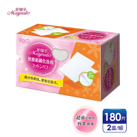 美娜多 無塵紙纖化妝棉(180片x2盒)