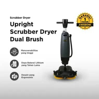 Krisbow Mesin Scrubber & Dryer Upright Dengan 2 Sikat - Abu-abu