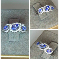Natural Tanzanite , super luster, super blue