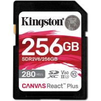 Kingston Canvas React Plus UHS-II SDXC Memory Card 256GB