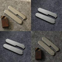 Titanium Alloy Folding Knife Handle Patches Scales for 91mm Victorinox Swiss Army Knives DIY Make Accessories Cobra Pattern