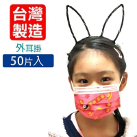 台灣國際生醫 三層式兒童防護口罩(50片袋裝)-春節新年快樂