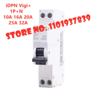 iDPN Vigi+ 1P+N Leakage Circuit Breaker 30mA Residual Current Operation Protection Device Type A RCBO 10A 16A 20A 25A 32A