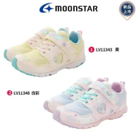 MOONSTAR 月星-甜心機能運動童鞋(LV11343/11348/黃/白彩-16-22cm)