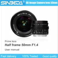 SG-IMAGE 50mm f1.4 Full Frame Manual Portrait Lens Compatible With Sony Canon A7S A7R Panasonic S1 Sigma FP Mirrorless Camera