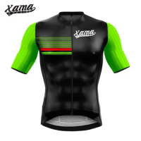 XAMA cycling jersey men shorts sleeves summer bike shirts maillot ciclismo outdoor bicycle roadbike clothing run racing apparel