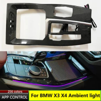 LED Decorative Lamp Ambient Light Center Console Saddle Light For BMW New X3 X4 IX3 G01 G02 2018-2023