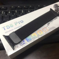 全城熱賣 - 適用iwatch9華強北ultra2代S8不鏽精鋼磁吸米蘭蘋果s7654se手錶帶黑色【米蘭磁吸鋼帶】42mm-44mm-45mm-49mm錶盤