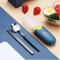 北歐風304不銹鋼餐具套裝（藍色）#DADADI 
