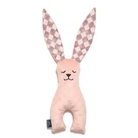 【質本嚴】波蘭品牌 La millou正品 Mr. bunny 安撫兔 23公分- 粉色起司格 安撫兔/新生兒禮/彌月禮