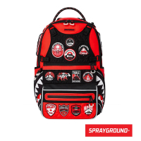 SPRAYGROUND-Expedition 城市旅行大容量後背包-黑紅色