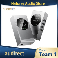 Audirect Team 1 Portable Decoder Headphone Amplifier Team1 Bluetooth USB DAC OPA1612 OpAmp 4.4mm Balanced IEM AMP