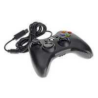 20pcs USB Wired Joypad Gamepad Black Game Controller For Xbox Slim 360 Joystick For Official Microsoft PC for Win 7 / 8 / 10